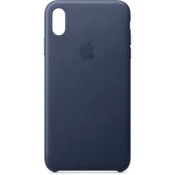 Apple Iphone Xs Max Leather Case - Midnight Blue